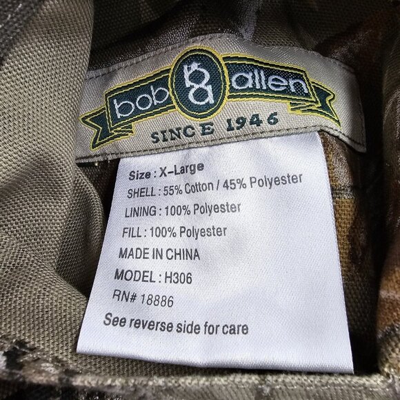 Bob Allen Reversible Realtree Camouflage Orange Vest Men Size XL Hunting Club - Picture 8 of 9